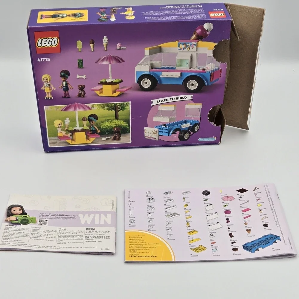 LEGO FRIENDS: Ice-Cream Truck 10727‎ Complete with box